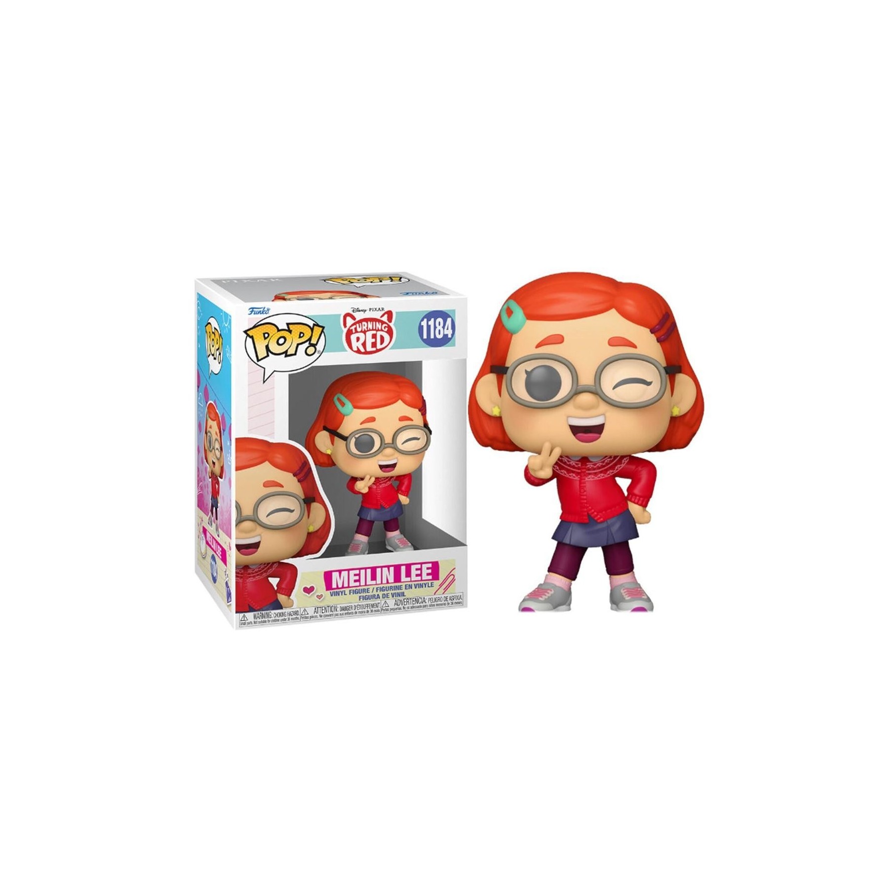 Figura Pop Disney Pixar Turning Red Meilin Lee