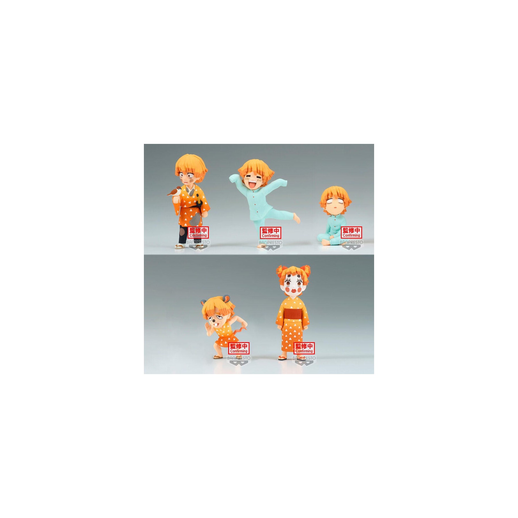 Figura Zenitsu Agatsuma World Collectable Demon Slayer Kimet