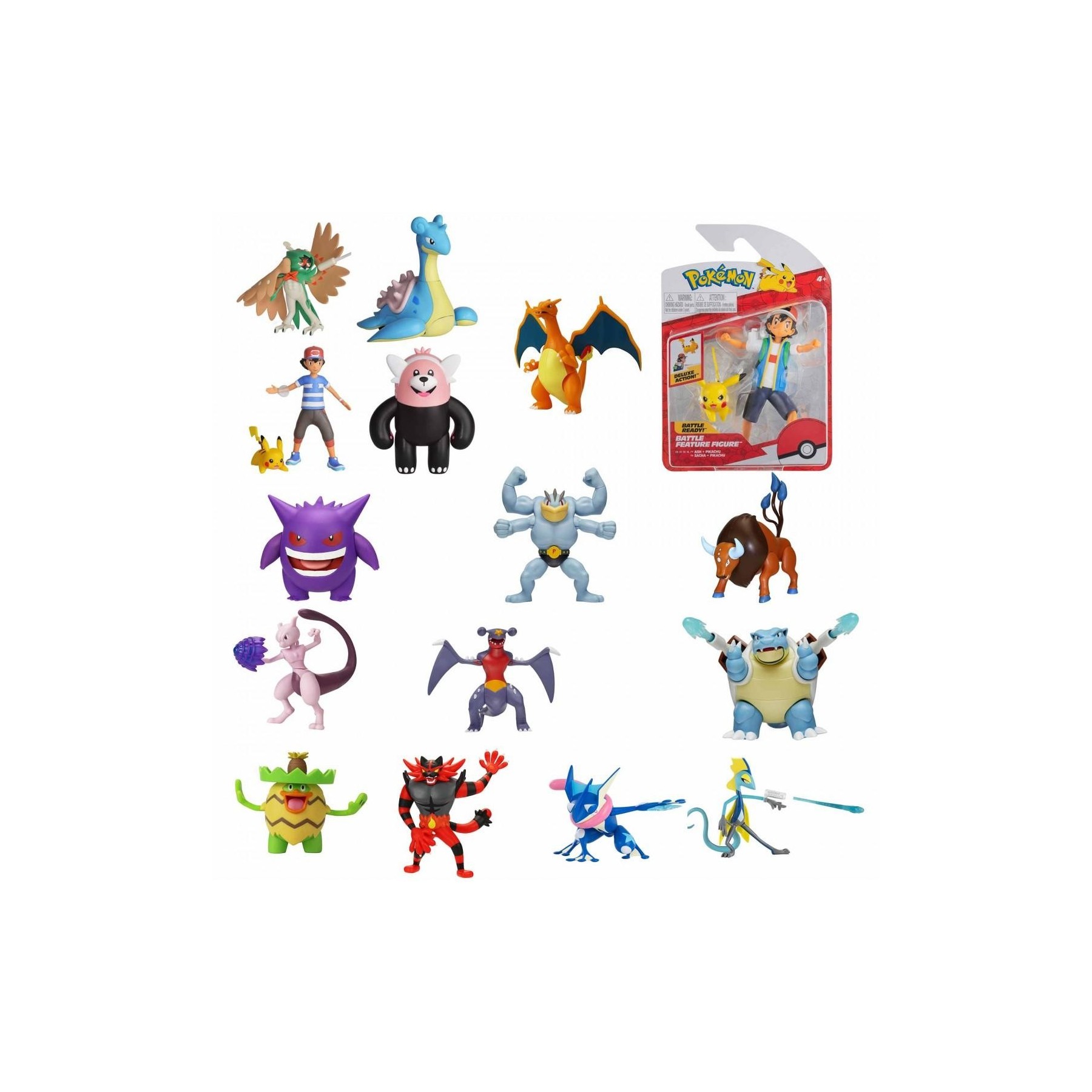 Figura De Combate Con Mecanismo Pokémon Una Unidad