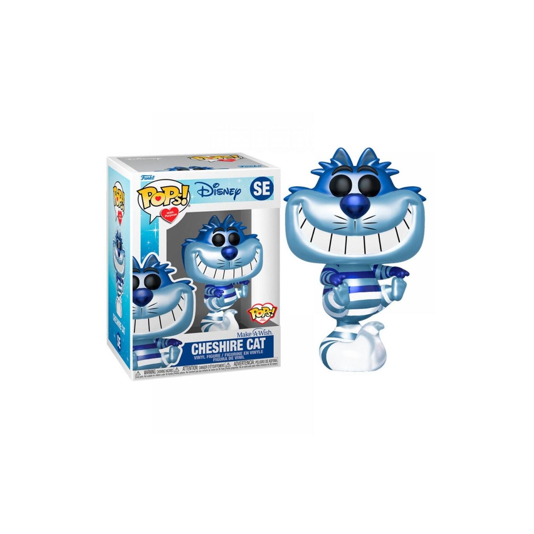 Figura Pop Disney Make A Wish Cheshire Cat Metallic