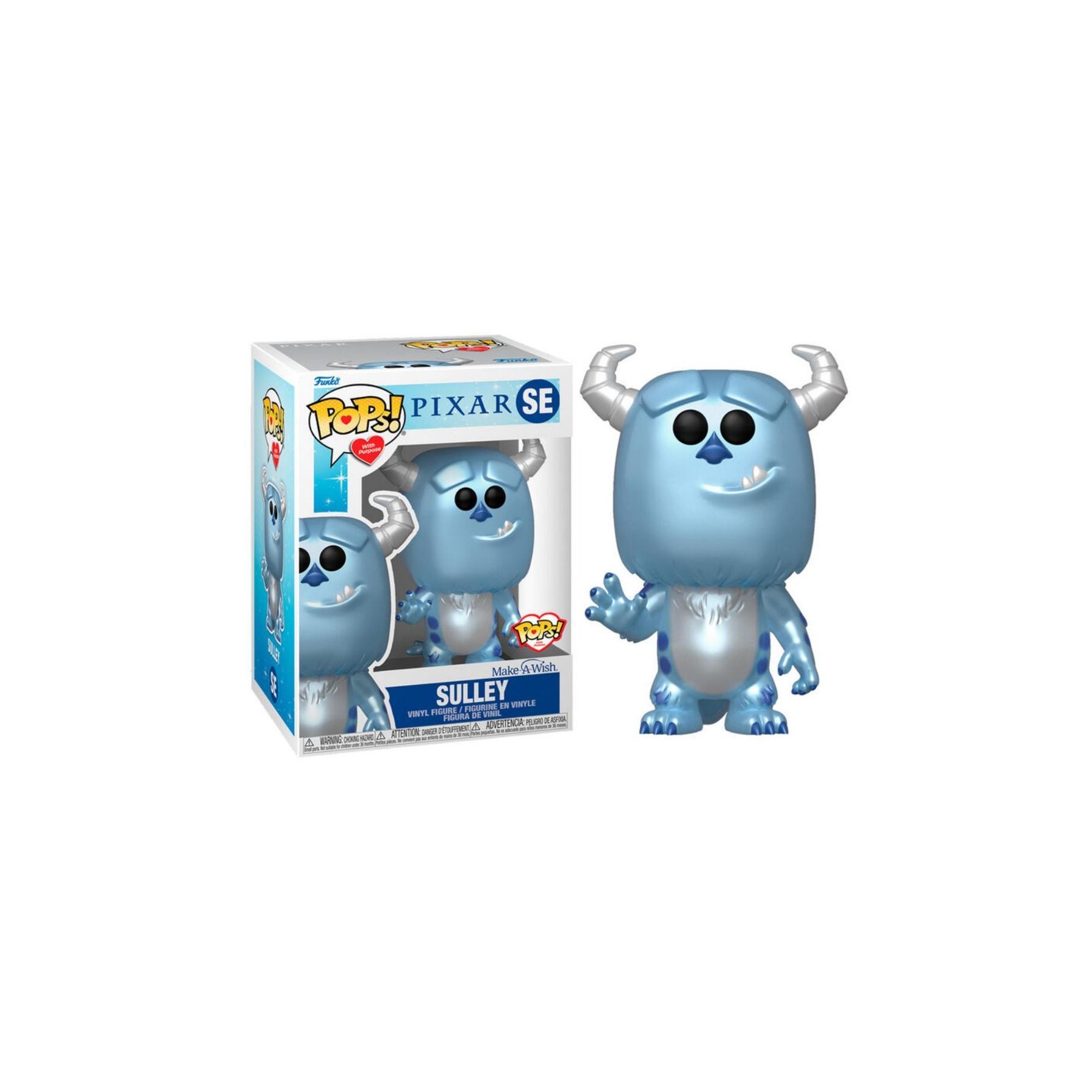 Figura Pop Disney Make A Wish Sulley Metallic