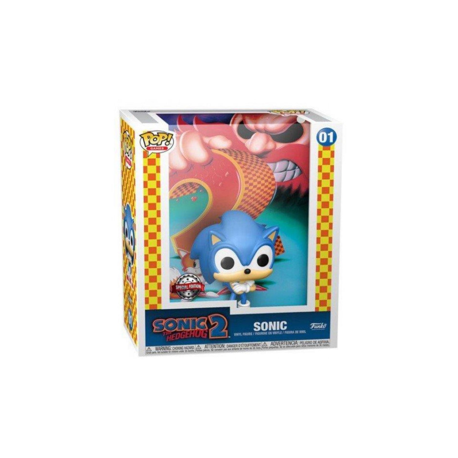 Figura Funko Pop Hedgehog 2 Cover Sticker Edition
