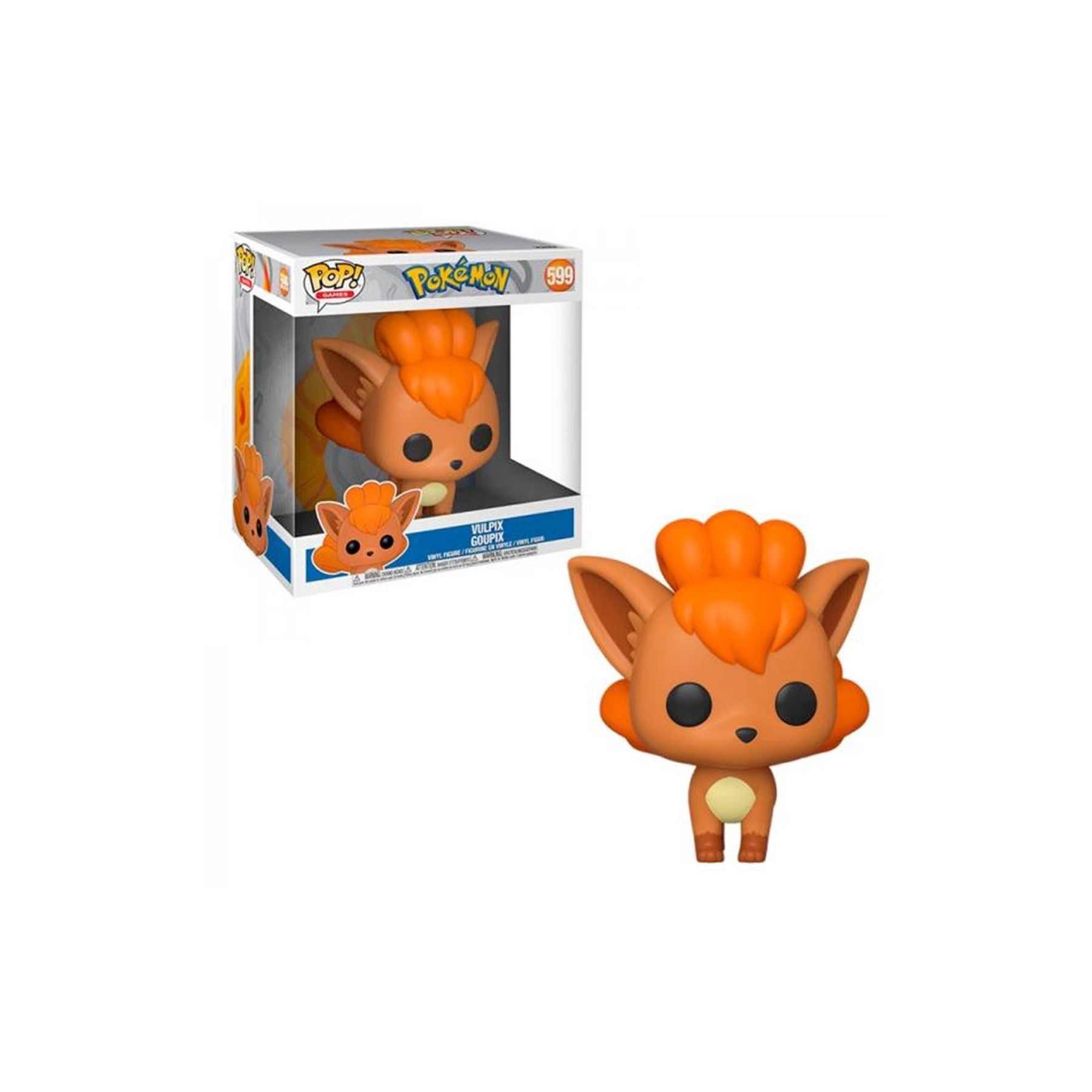 Figura Pop Pokemon Vulpix 25Cm
