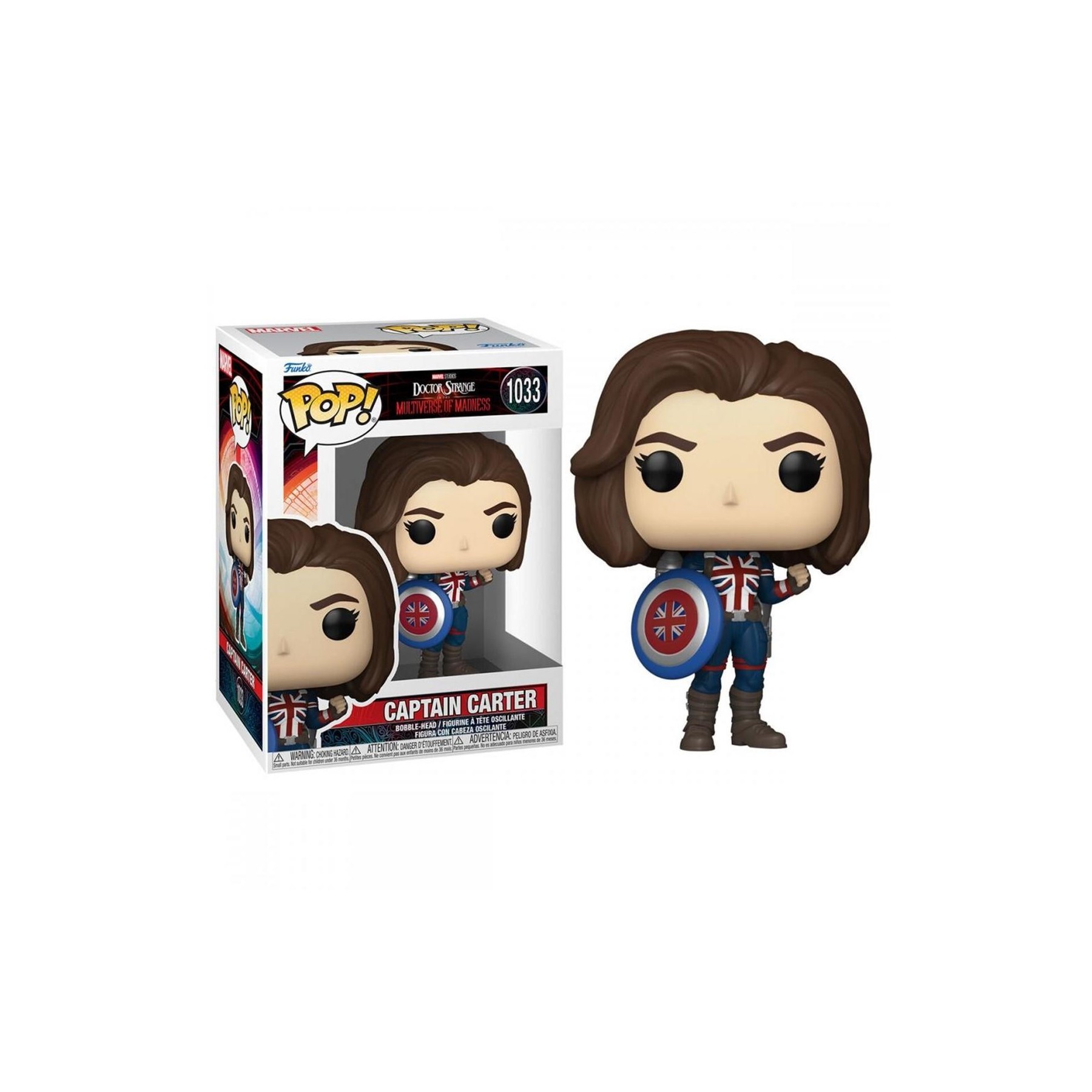Figura Pop Marvel Doctor Strange Captain Carter
