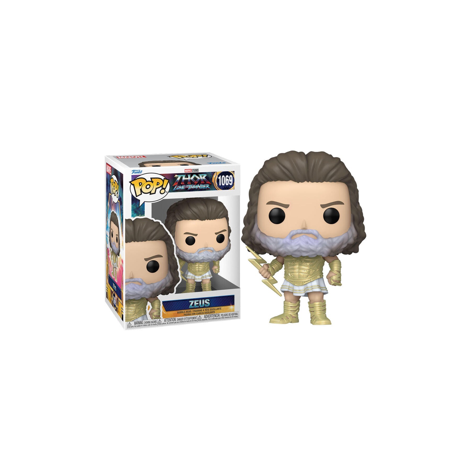 Figura Pop Zeus Marvel (Thor Love & Thunder)