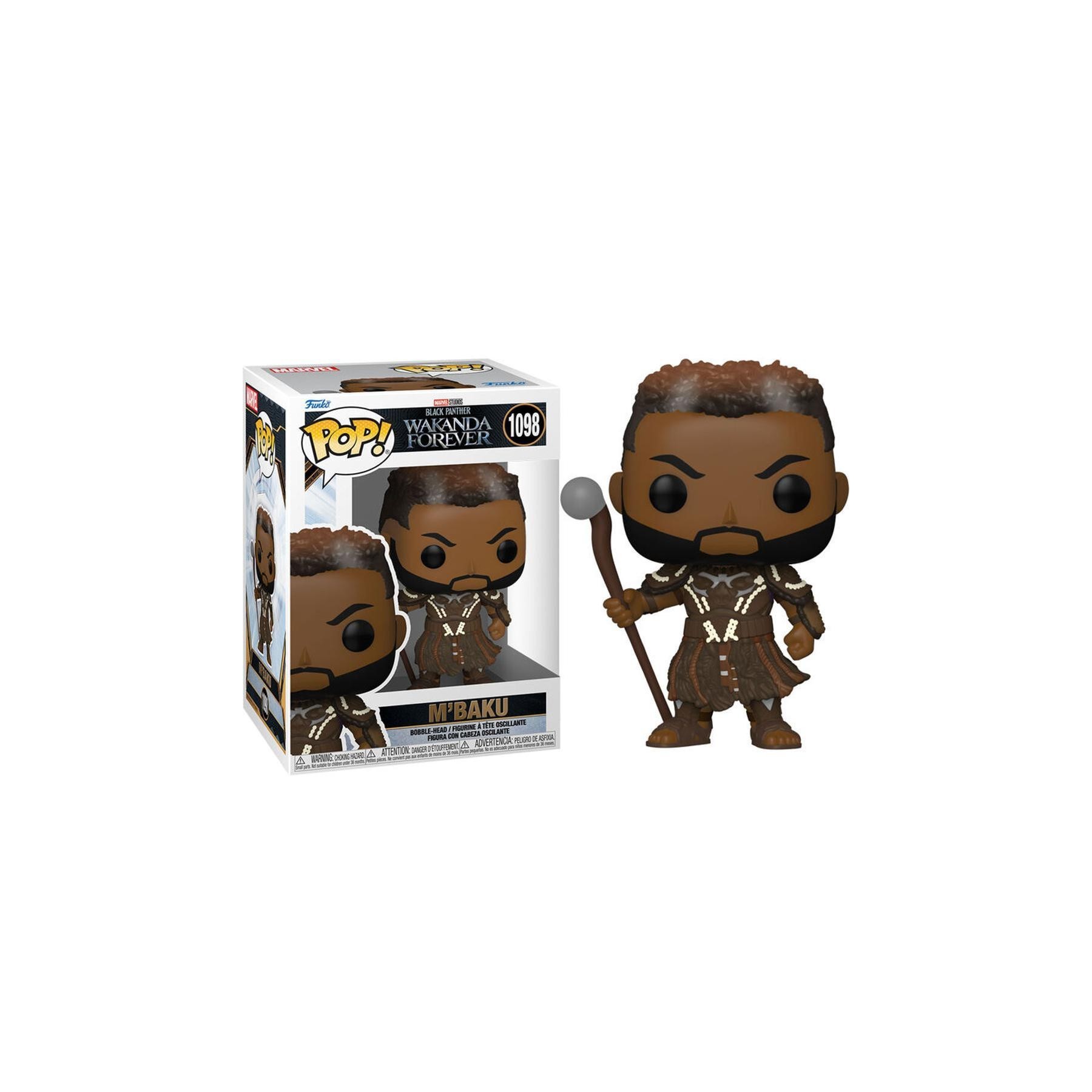 Figura Pop Black Panther Wakanda Forever M Baku