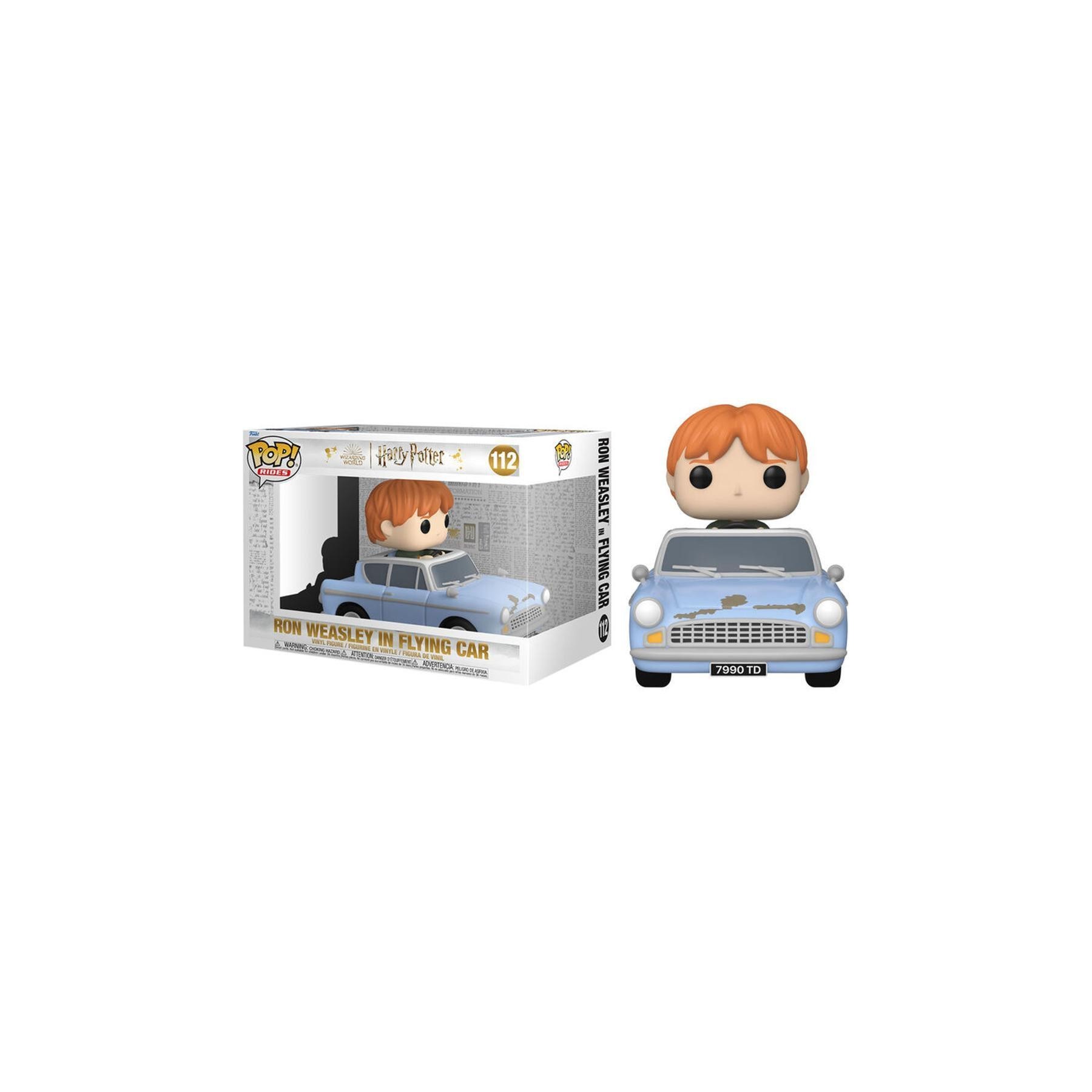 Figura Pop Harry Potter Ron Weasley In Flying Car