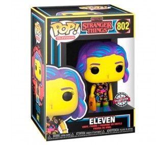 Figura Pop Stranger Things Eleven In Mall Outfit Black Light