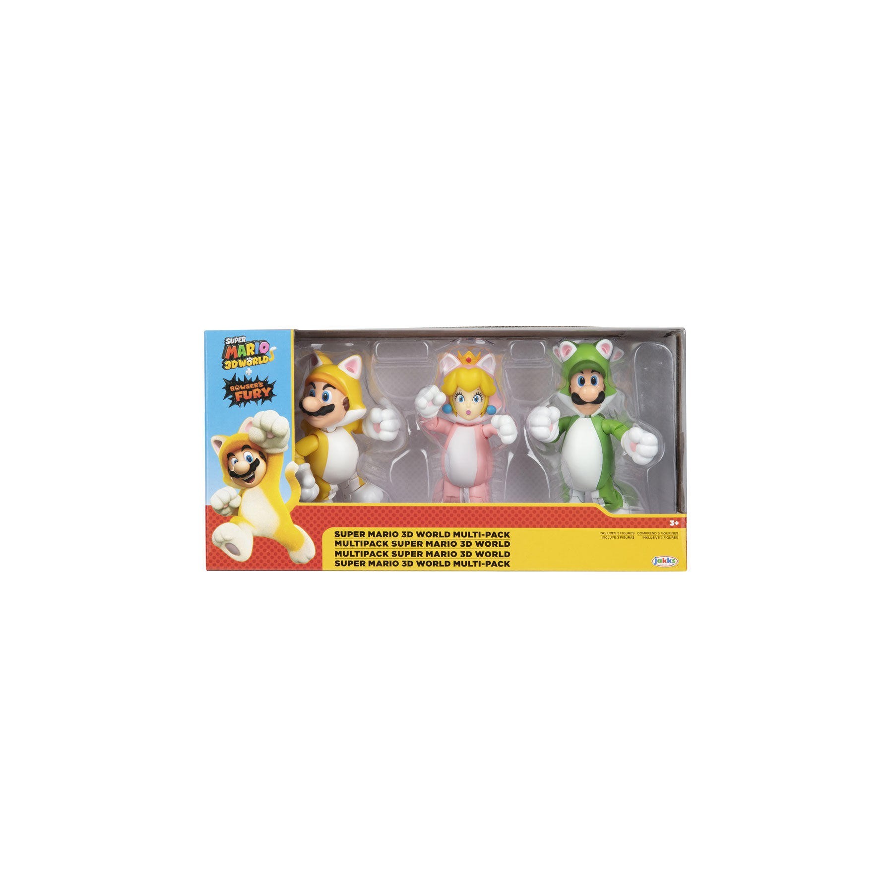 Blister 3 Figuras Super Mario Bros 10Cm
