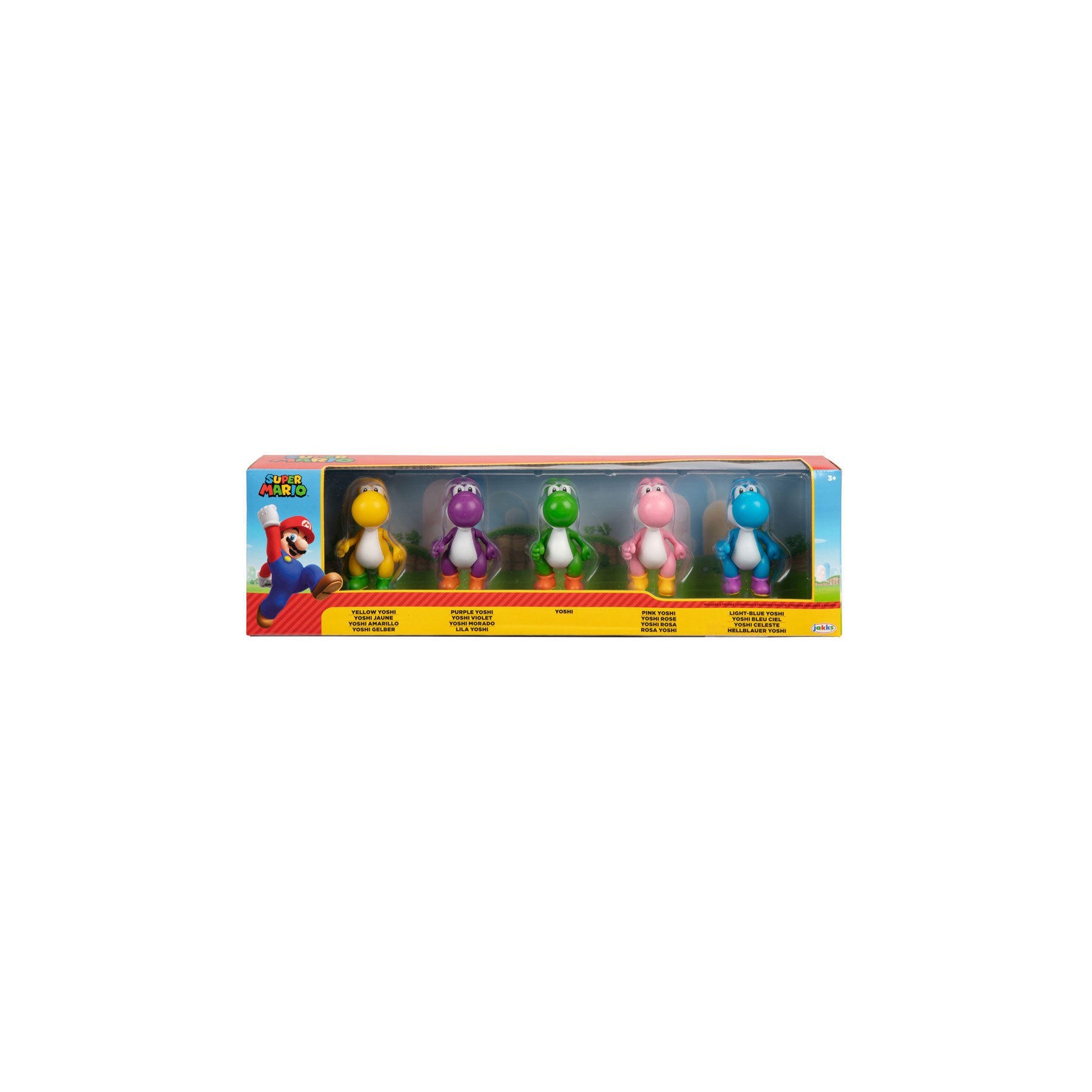 Blister 5 Figuras Yoshi Super Mario Bros 6,5Cm