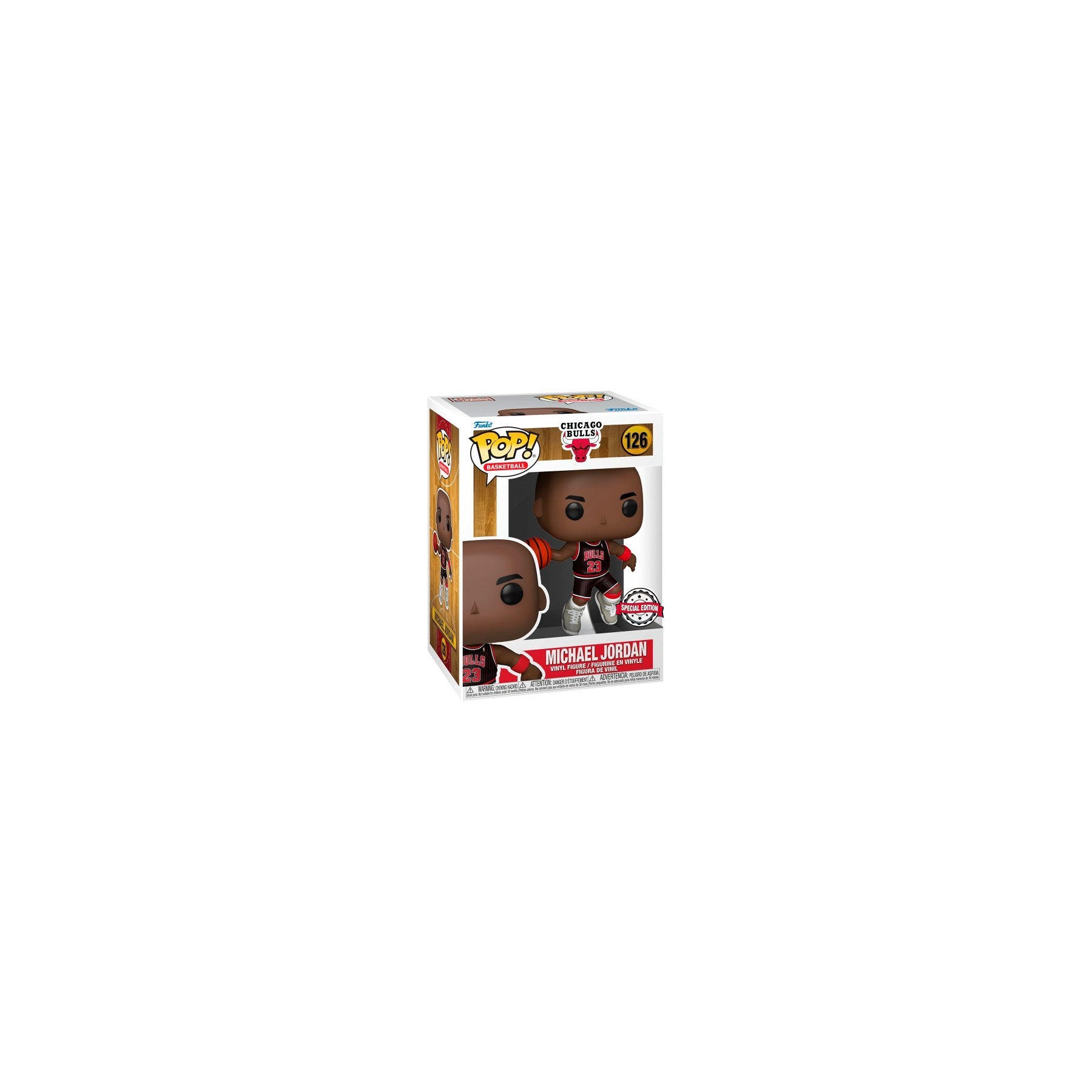 Figura Pop Nba Chicago Bulls Michael Jordan With Jordans Exc