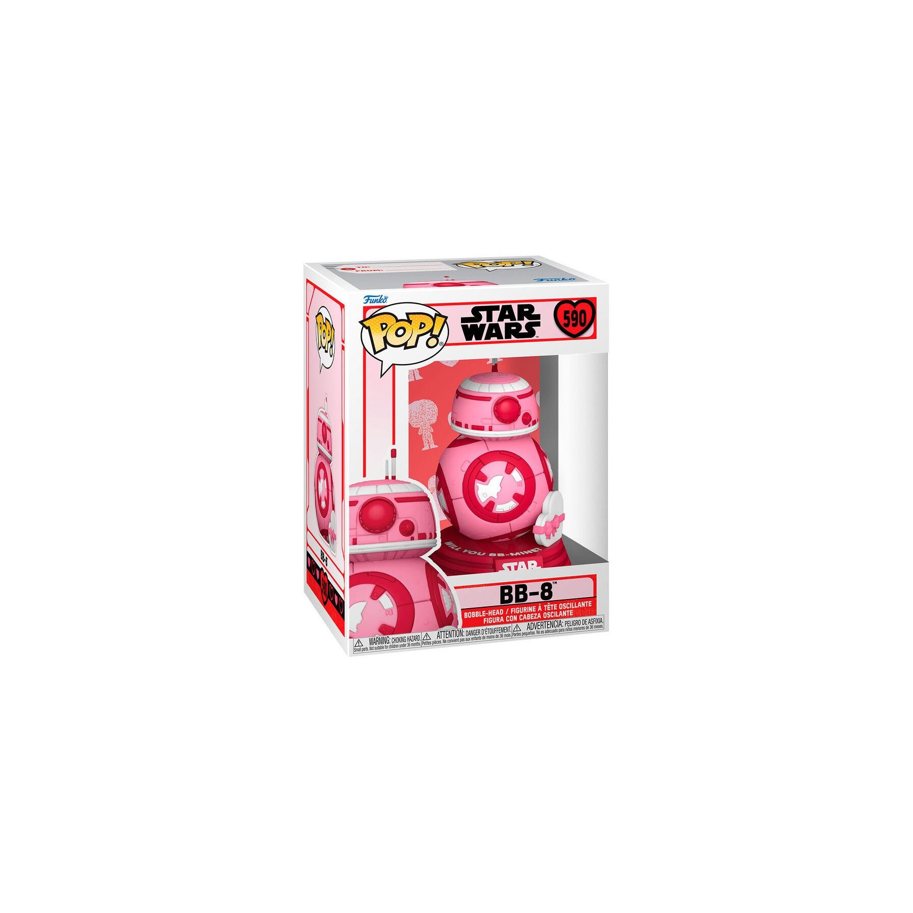 Figura Pop Star Wars Valentines Bb-8