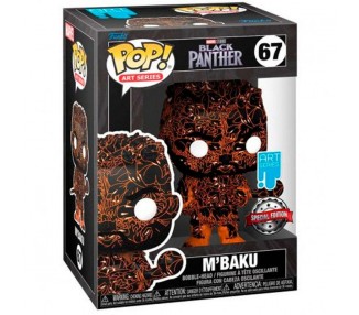 Figura Pop Marvel Black Panther M Baku Artist + Case Exclusi