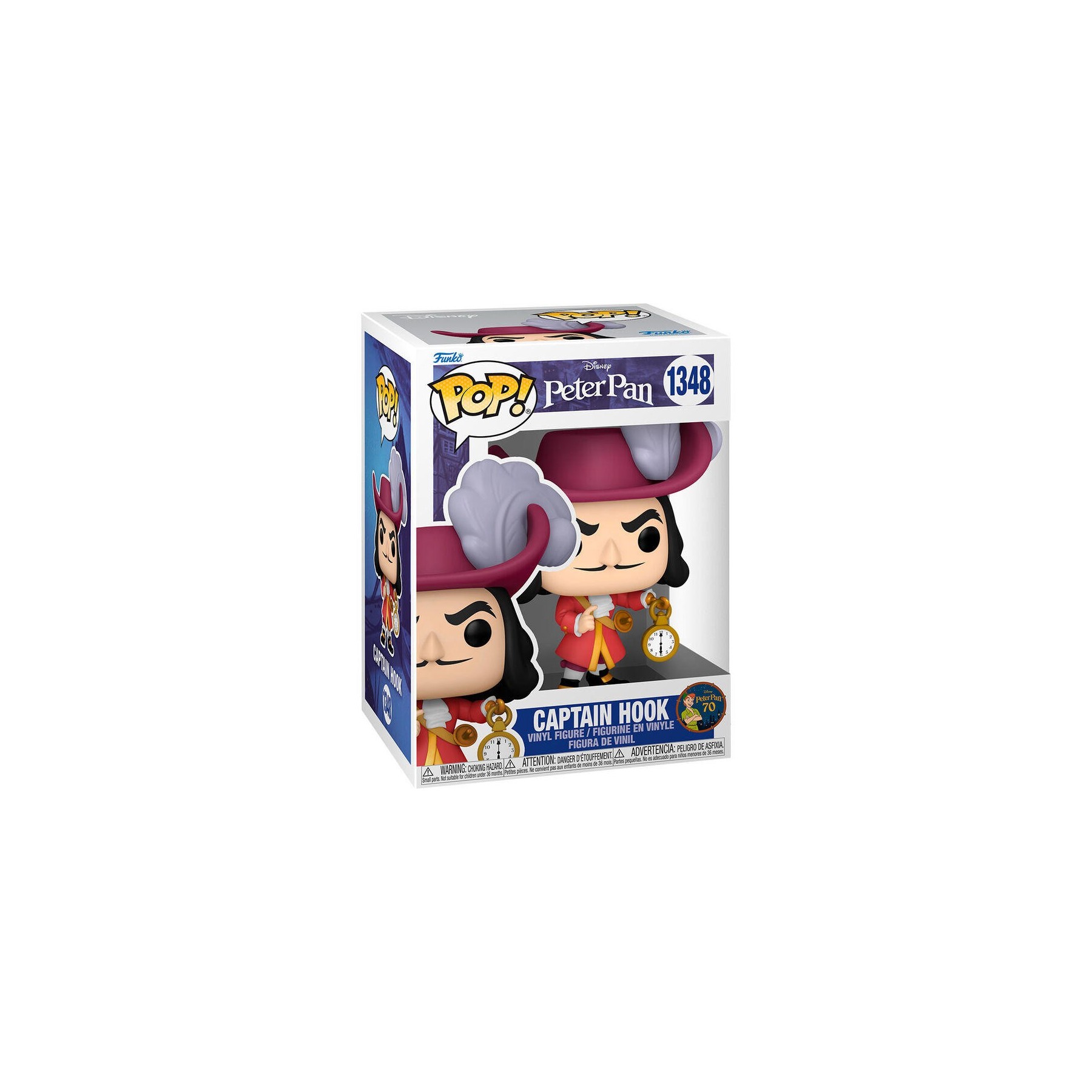 Figura Pop Disney Peter Pan 70Th Anniversary Captain Hook
