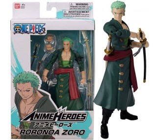 Figura Roronoa Zoro Anime Heroes One Piece 17Cm