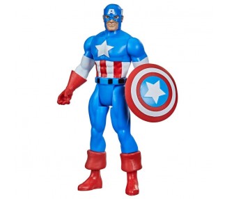 Figura Retro Capitan America Marvel 9,5Cm
