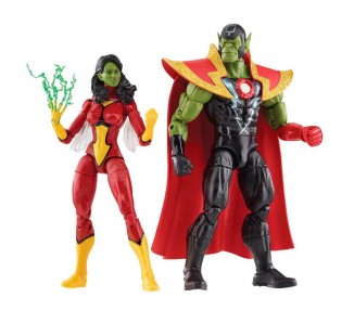 Figuras Skrull Queen & Super Skrull Beyond Earth Mightiest L