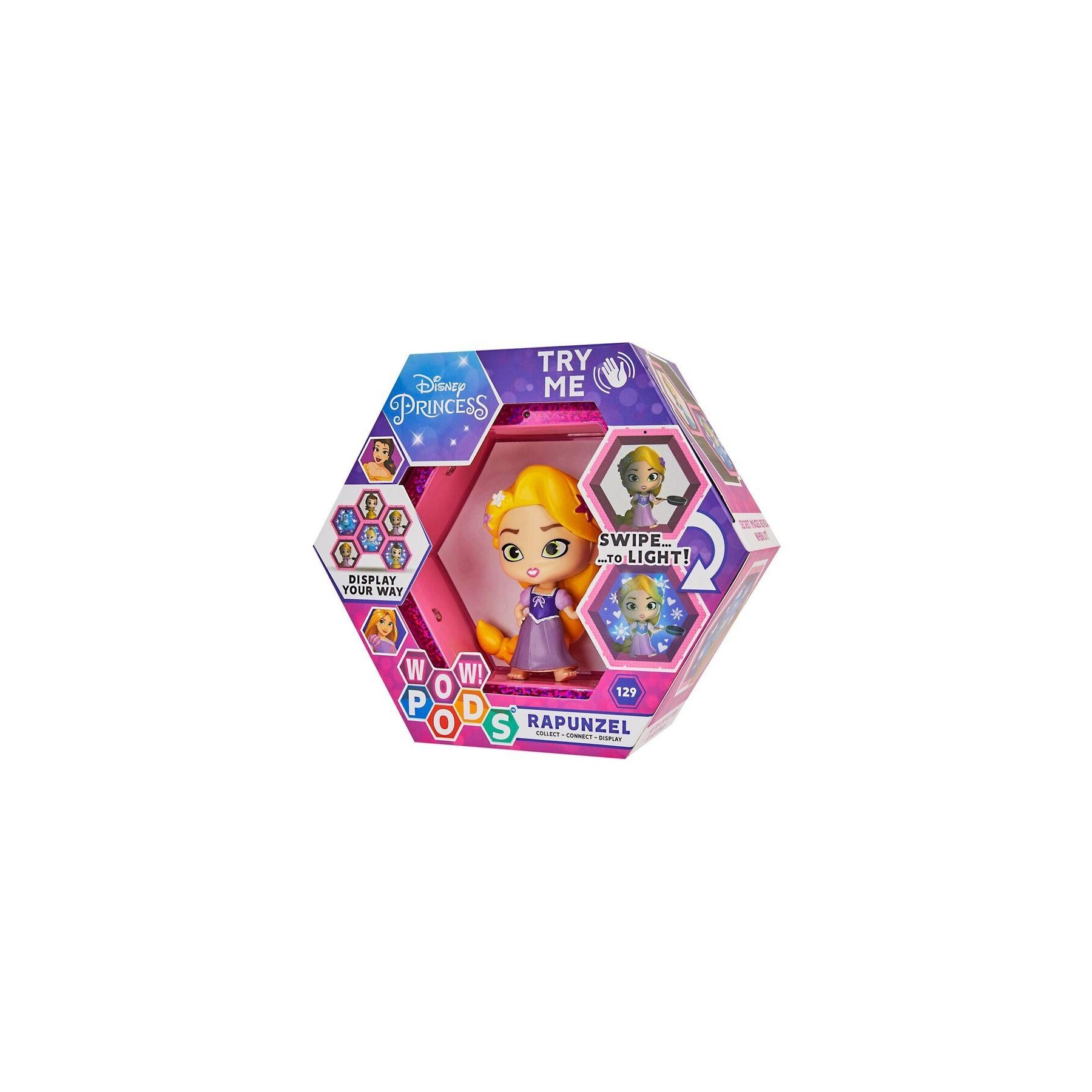 Figura Led Wow! Pod Rapunzel Princesas Disney