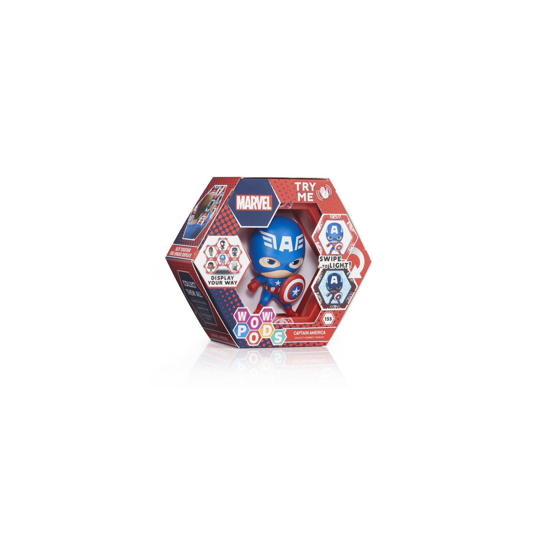 Figura Led Wow! Pod Capitan America Marvel