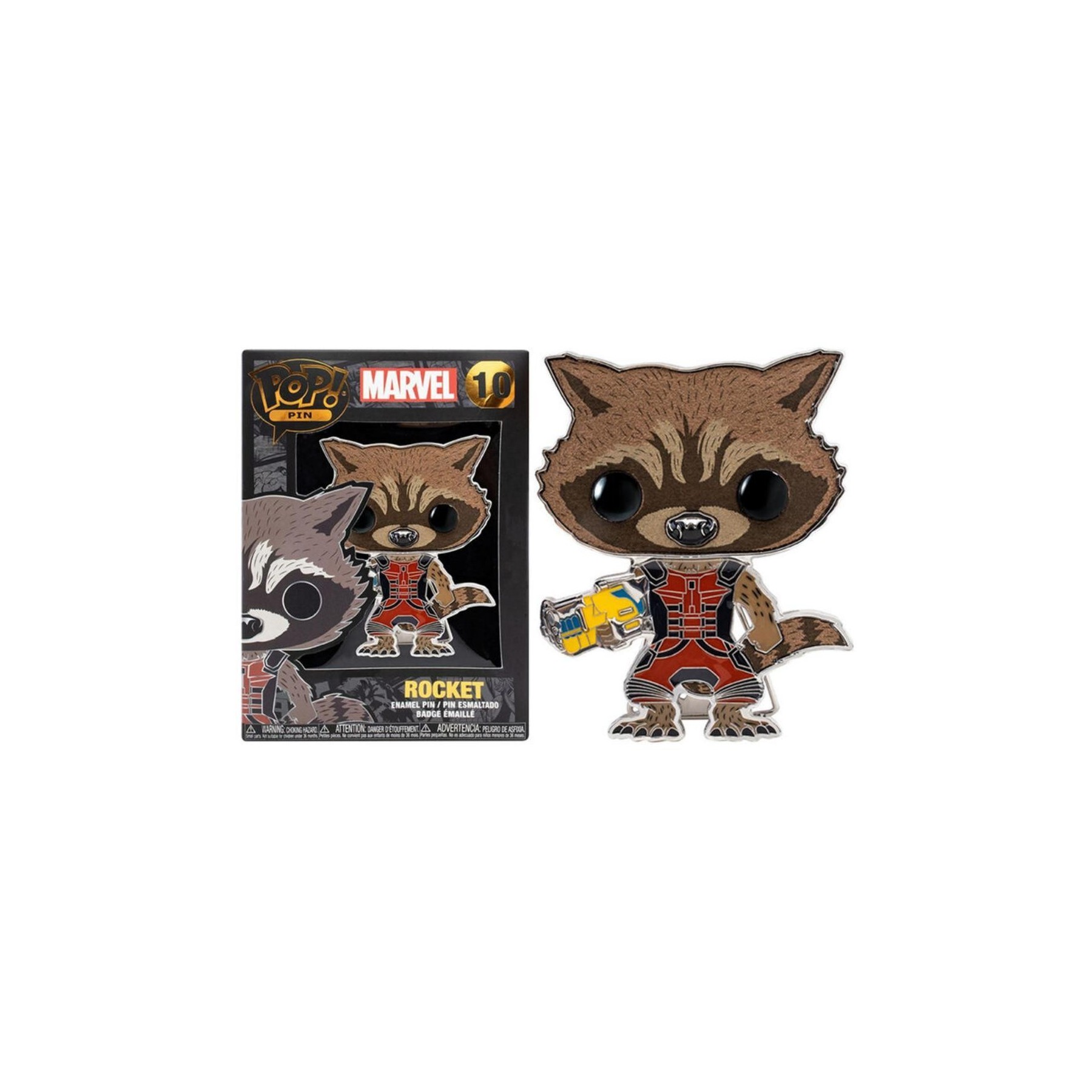 Pop Pin Marvel Guardianes De La Galaxia Rocket 10Cm