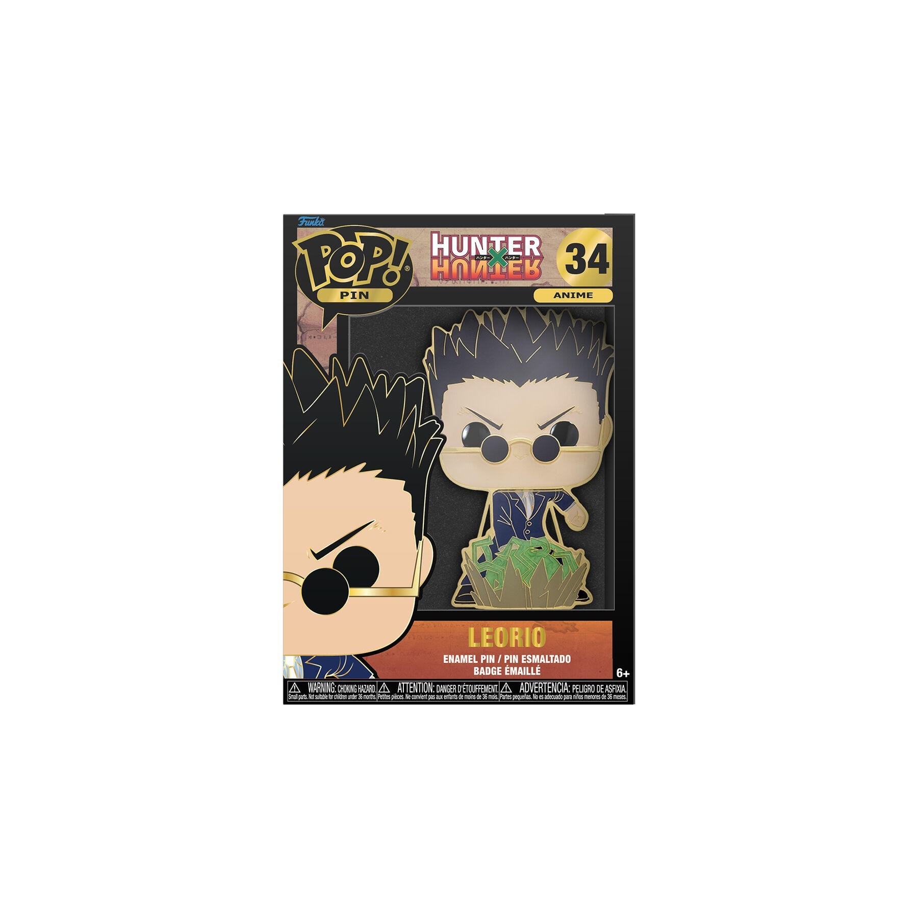 Pop Pin Hunter X Hunter Leorio 10Cm