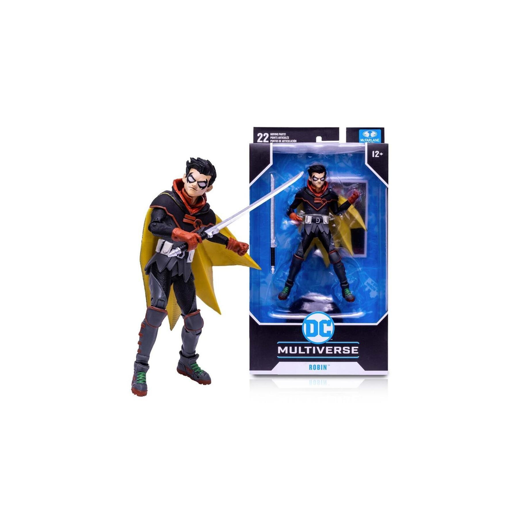 Figura Robin Damian Wayne Multiverse Dc Comics 18Cm