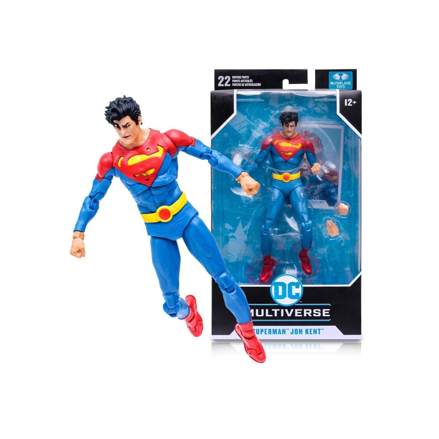 Figura Superman Jon Kent Multiverse Dc Comics 17,5Cm
