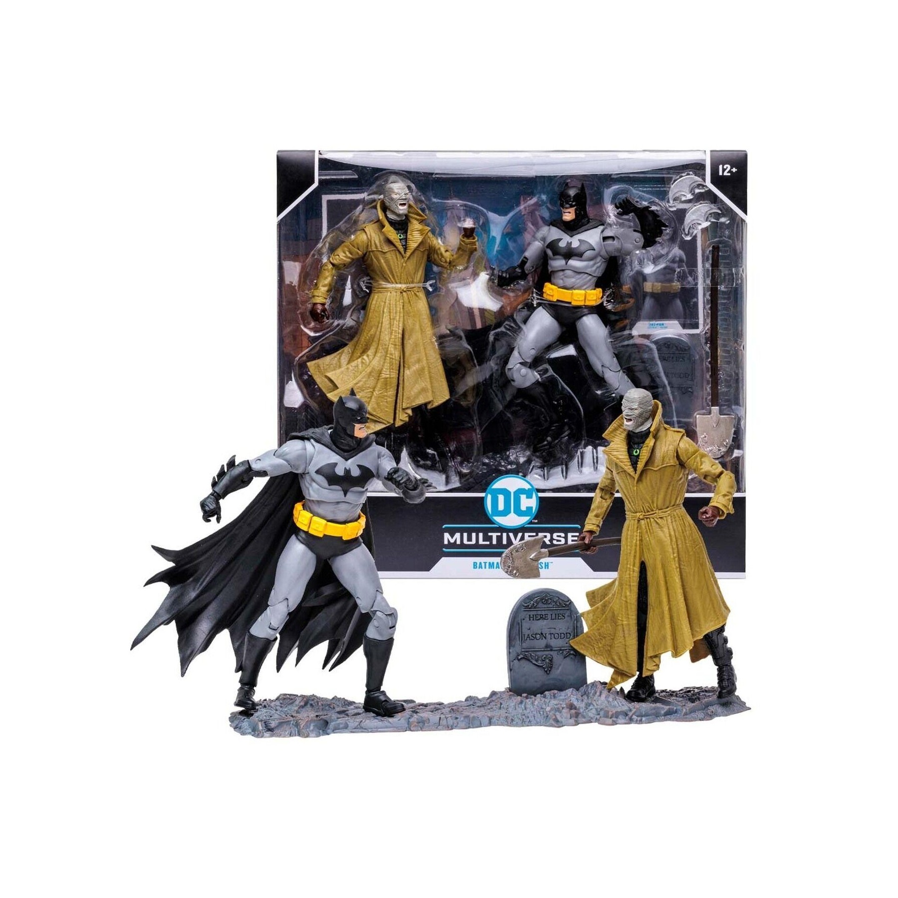 Blister 2 Figuras Batman Vs Hus Muliverse Dc Comics 17Cm