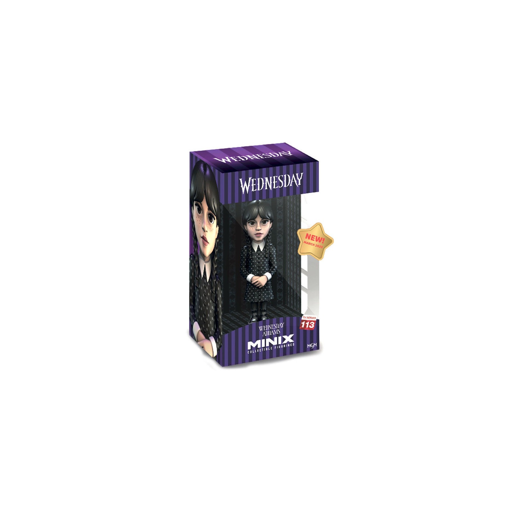 Figura Minix Miercoles Addams Wednesday 12Cm