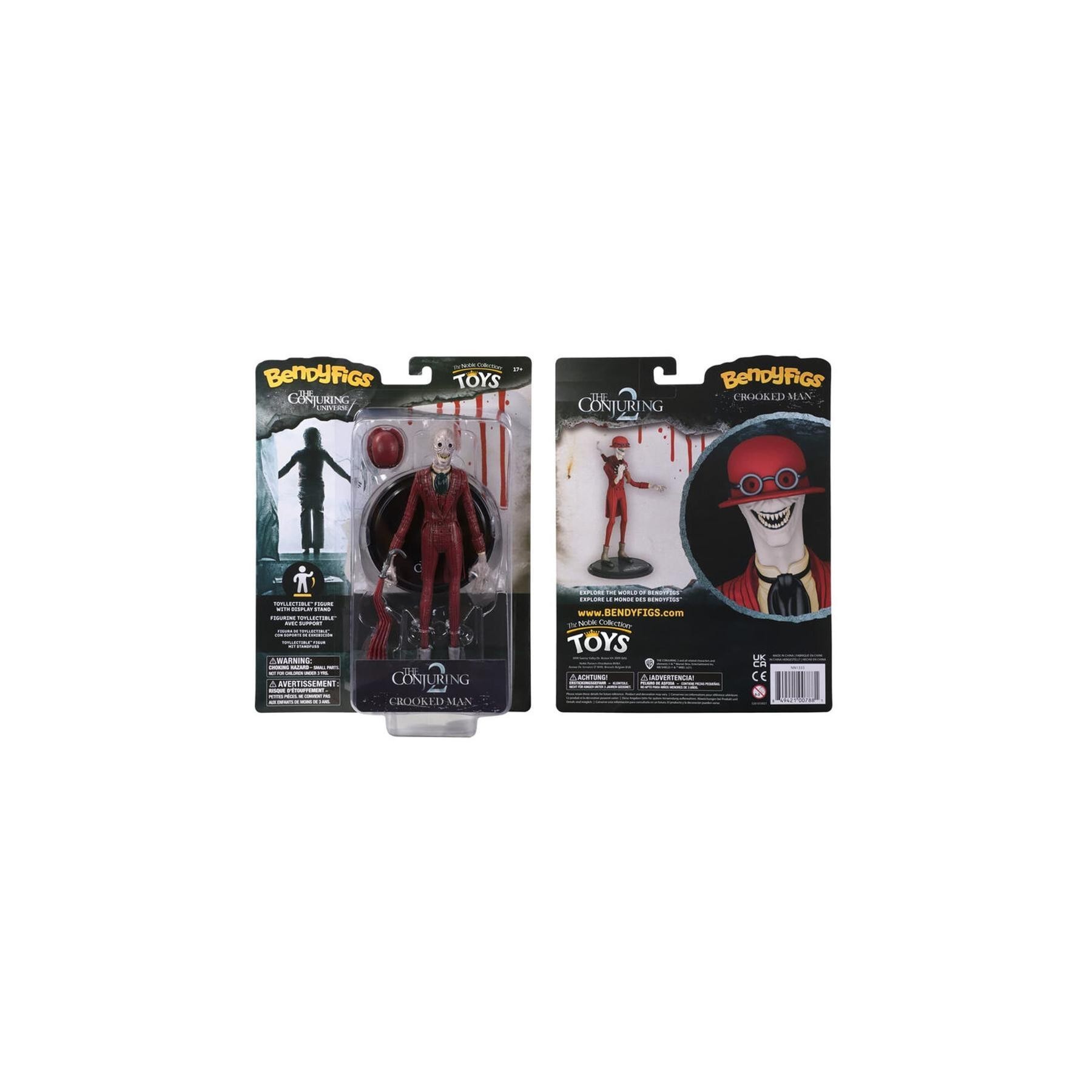 Figura Maleable Bendyfigs Crooked Man Expediente Warren 19Cm