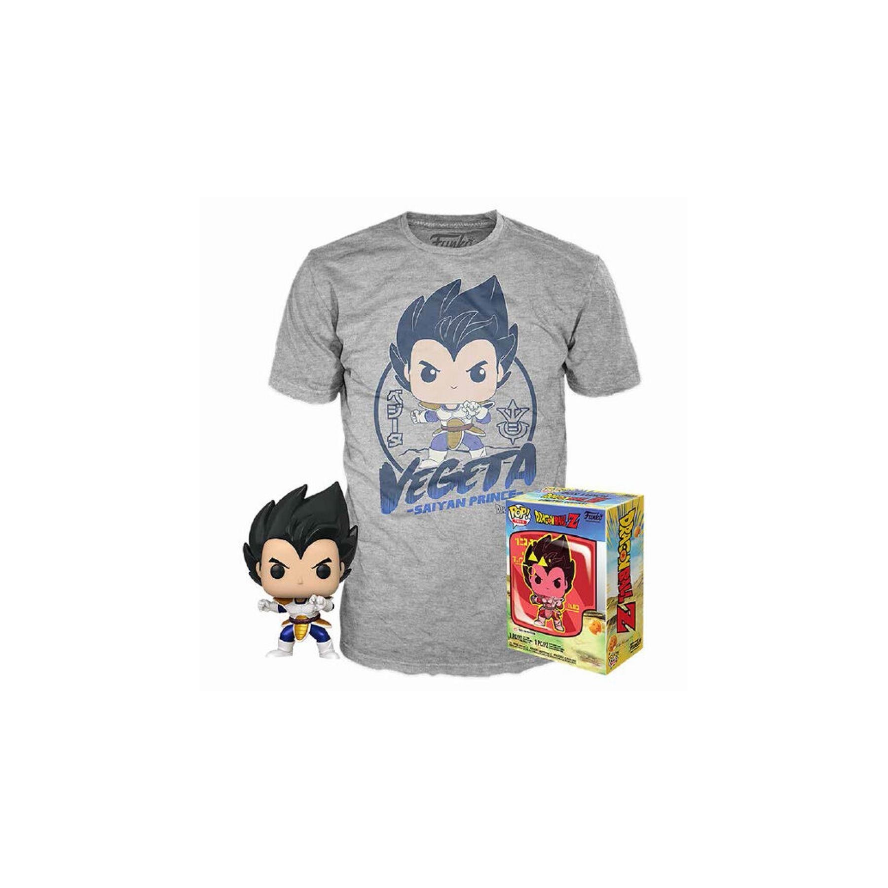 Set Figura Pop & Tee Dragon Ball Z Vegeta