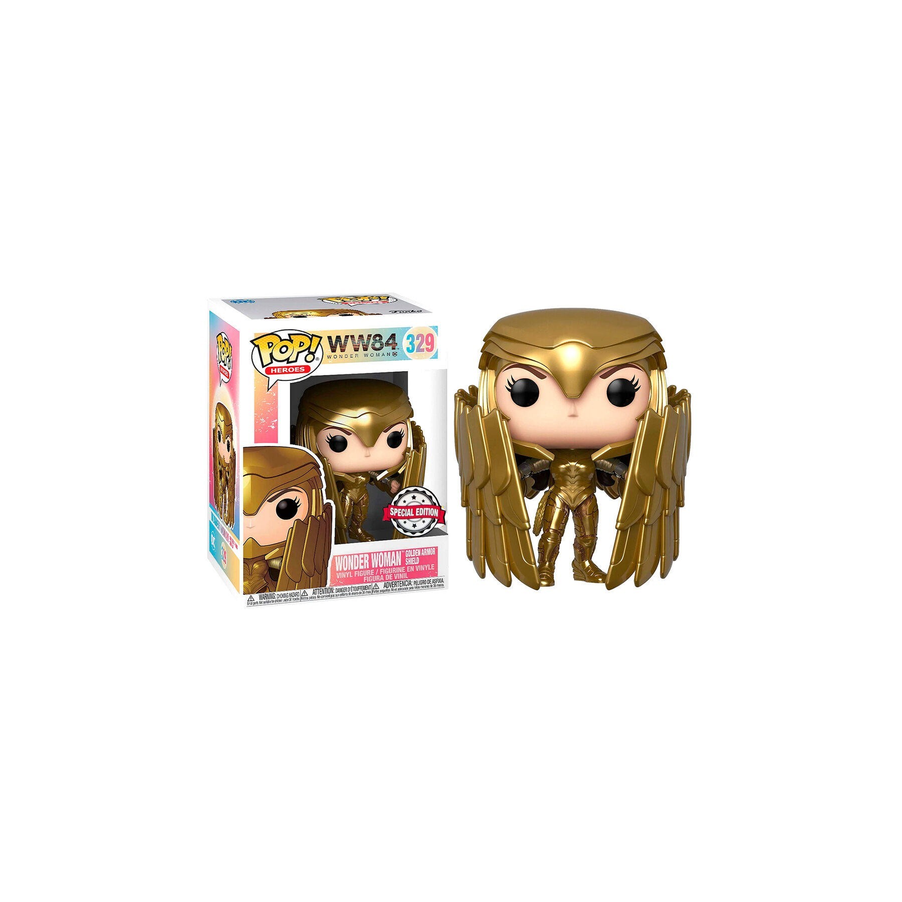 Figura Pop Dc Comics Wonder Woman 84 Wonder Woman Gold Shi