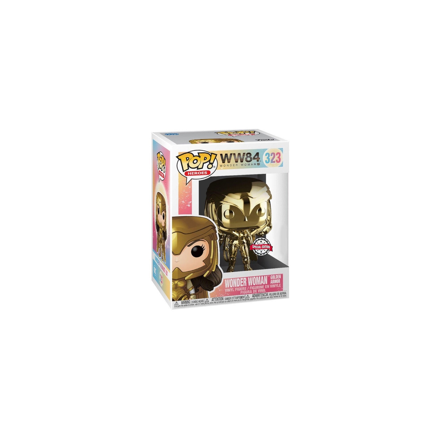 Figura Pop Dc Comics Wonder Woman 1984 Gold Power Exclusive