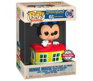 Figura Pop Disney Train Casey Jr Minnie In Car 6 Exclusive