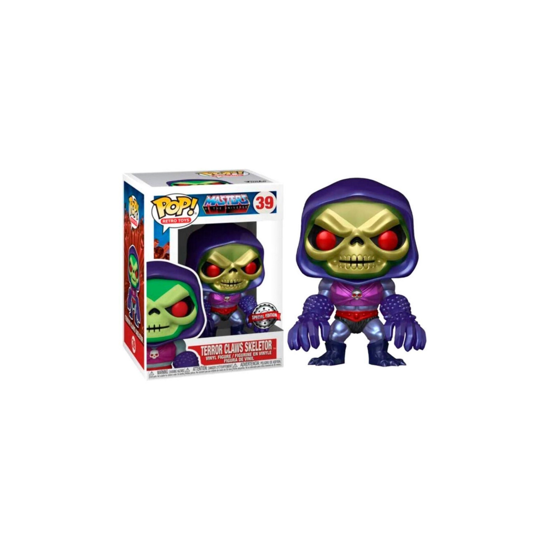Figura Pop Masters Of The Universe Skeletor With Terror Claw