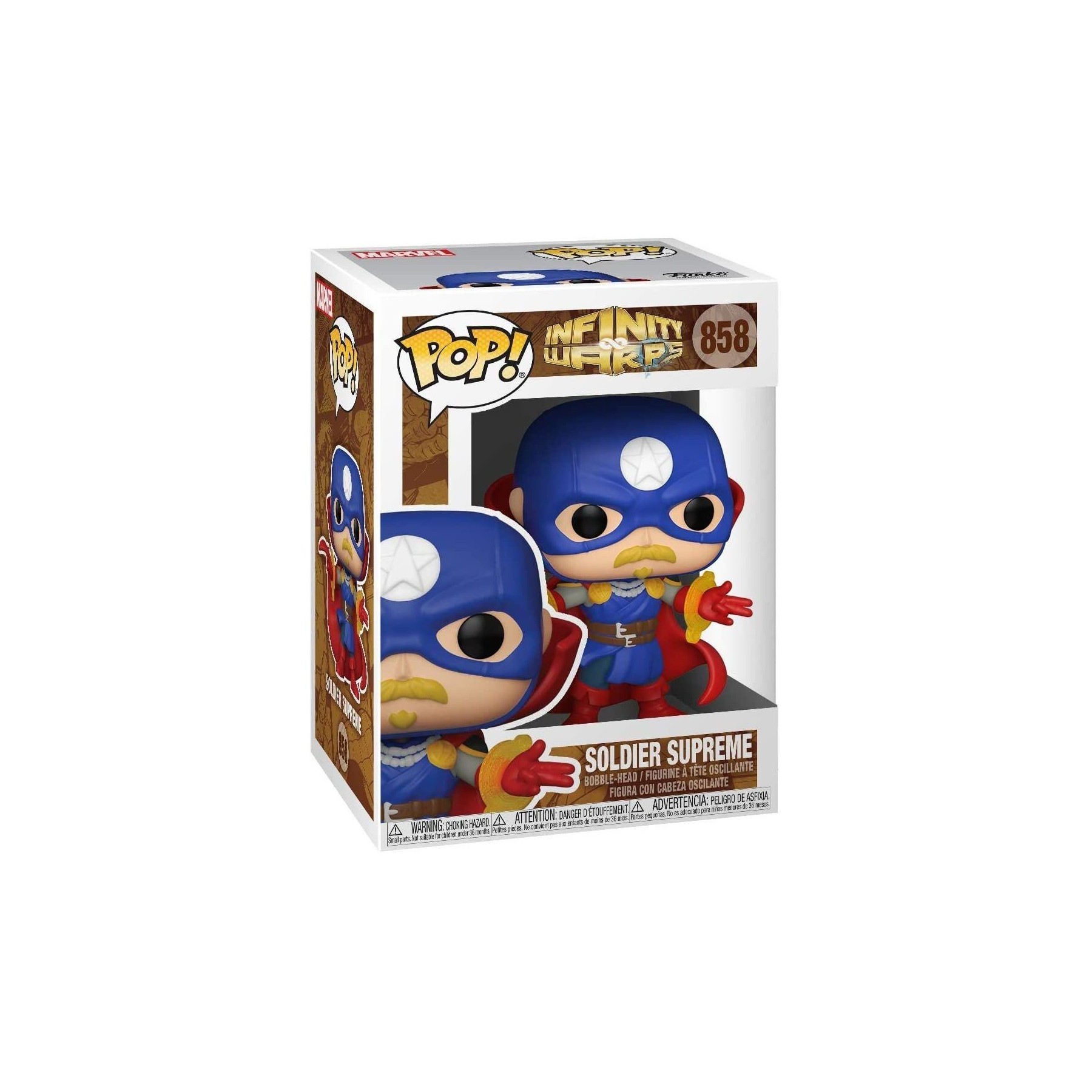Figura Pop Marvel Infinity Warps Soldier Supreme