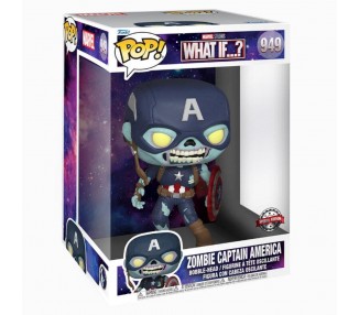 Figura Pop Marvel What If Zombie Captain America Exclusive 2