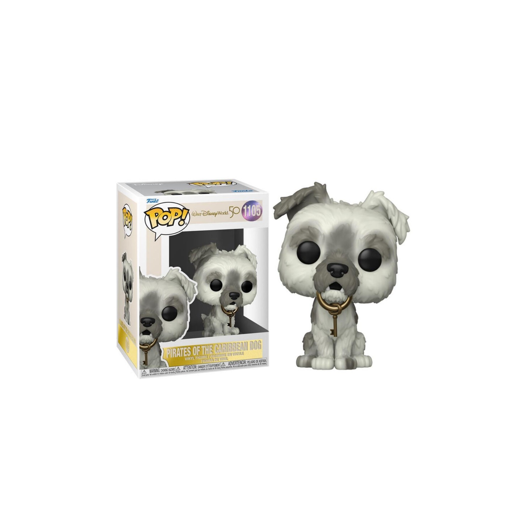 Figura Pop Disney World 50Th Piratas Del Caribe Dog W/Keys