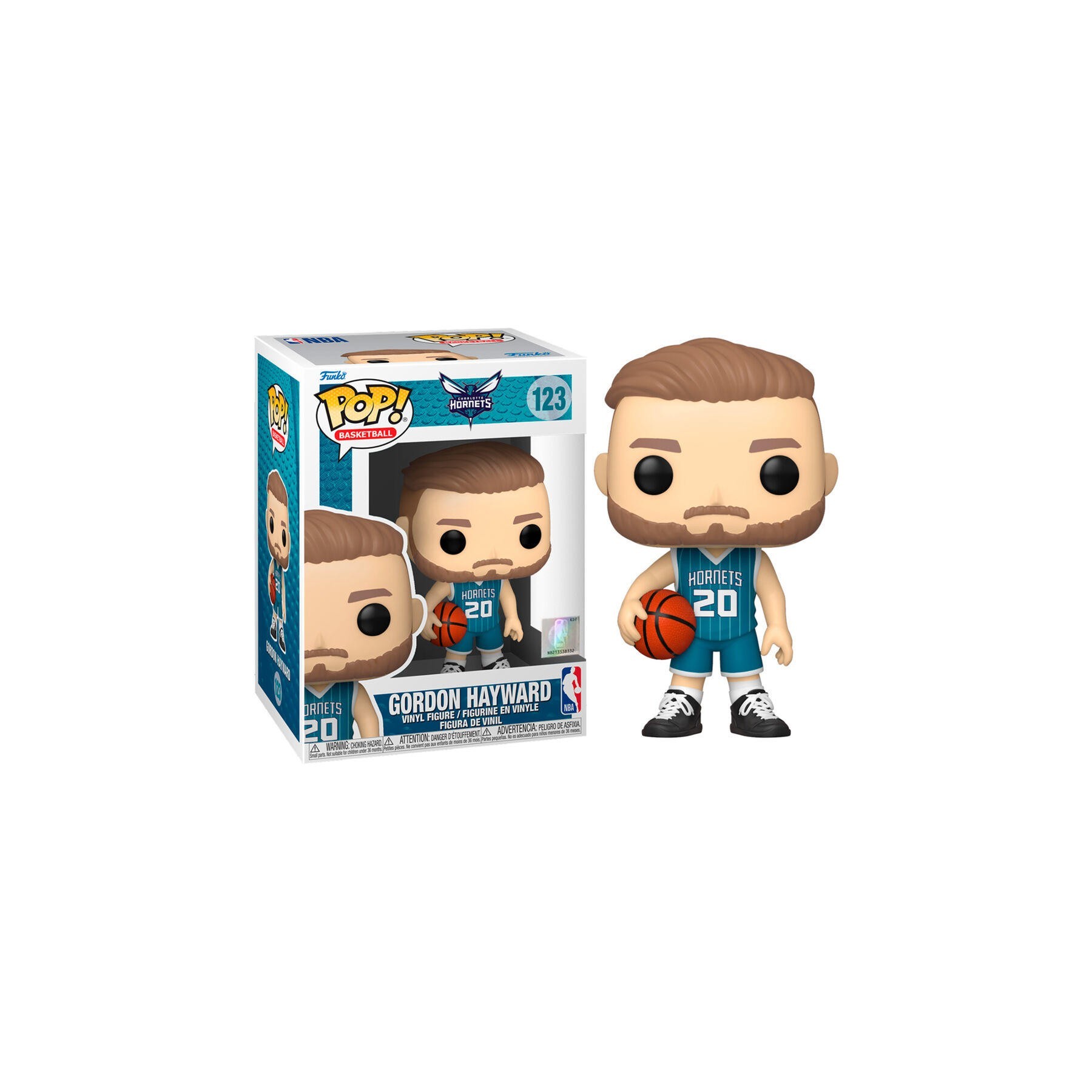 Figura Pop Nba Celtics Hornets Gordon Hayward Teal Jersey