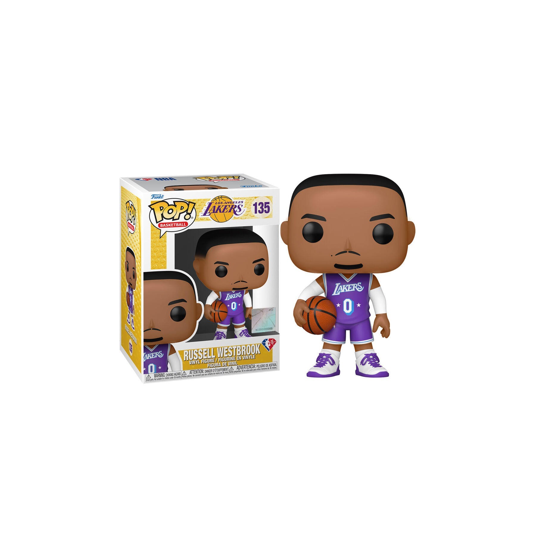 Figura Pop Nba Russell Westbrook City Edition 2021