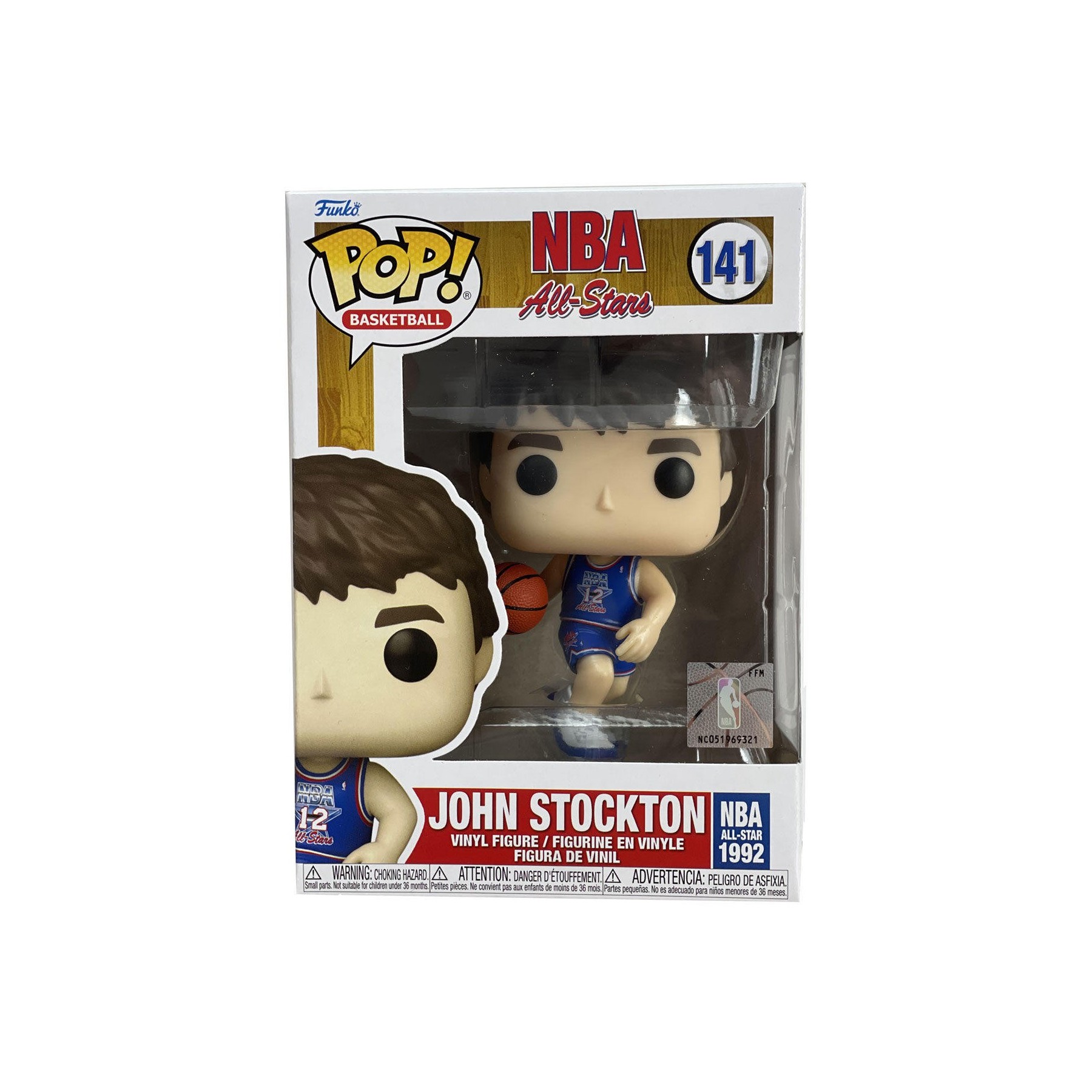Figura Pop Nba All Star John Stockton 1992