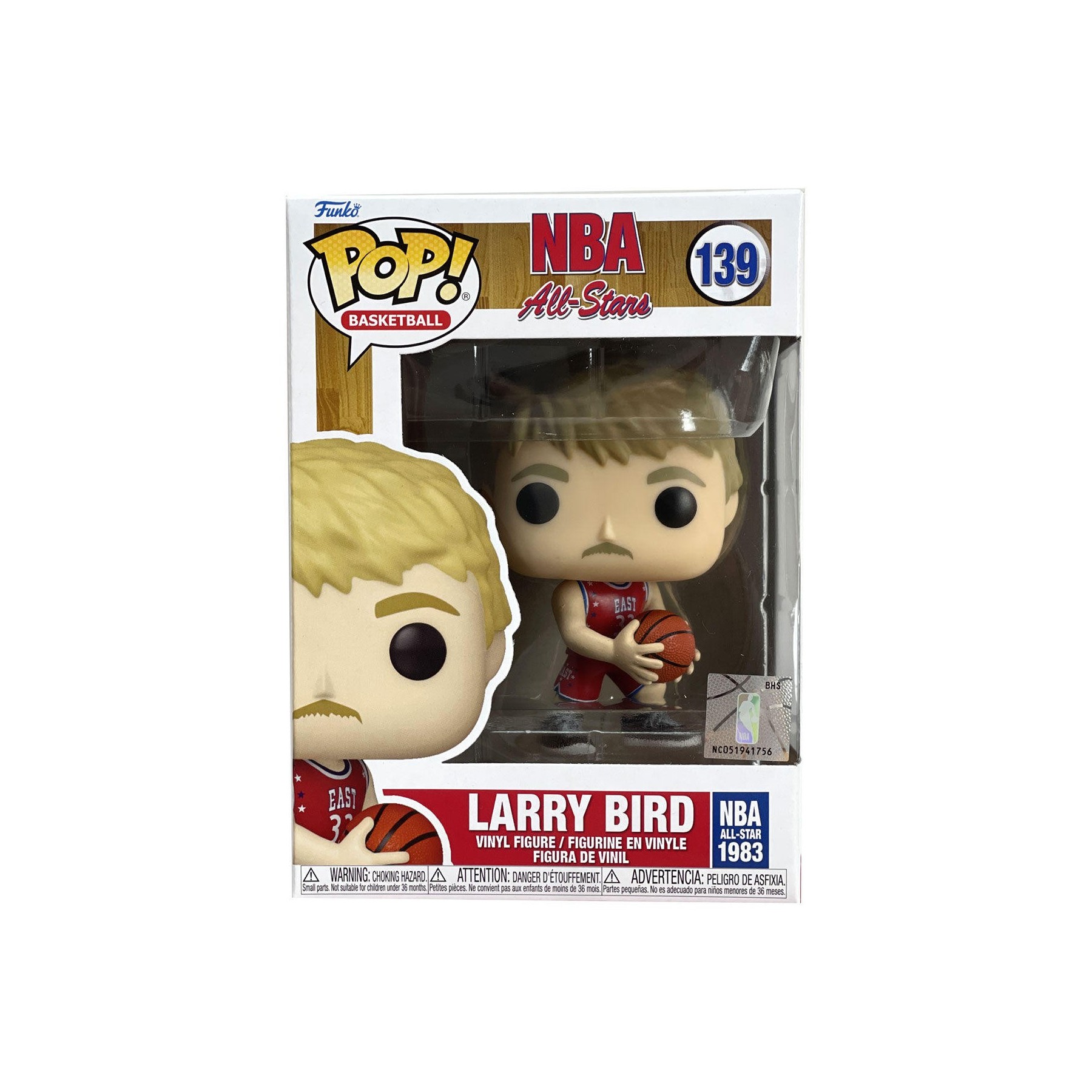 Figura Pop Nba All Star Larry Bird 1983