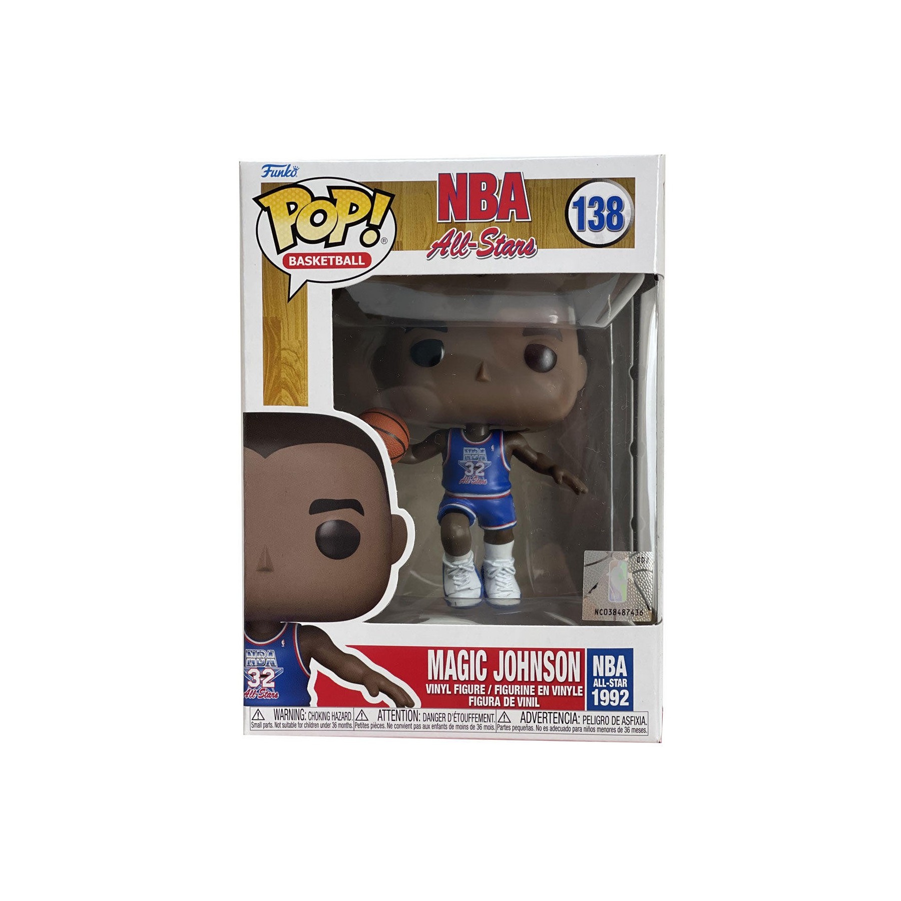 Figura Pop Nba All Star Magic Johnson 1992