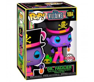 Figura Pop Disney Villains Dr. Facilier Black Light Exclusiv