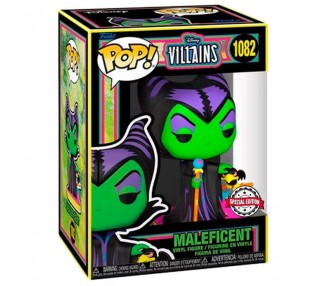 Figura Pop Disney Villains Maleficent Black Light Exclusive