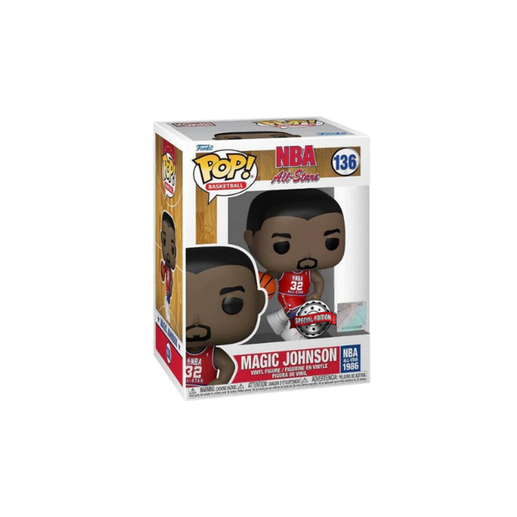 Figura Pop Nba Legends Magic Johnson Exclusive