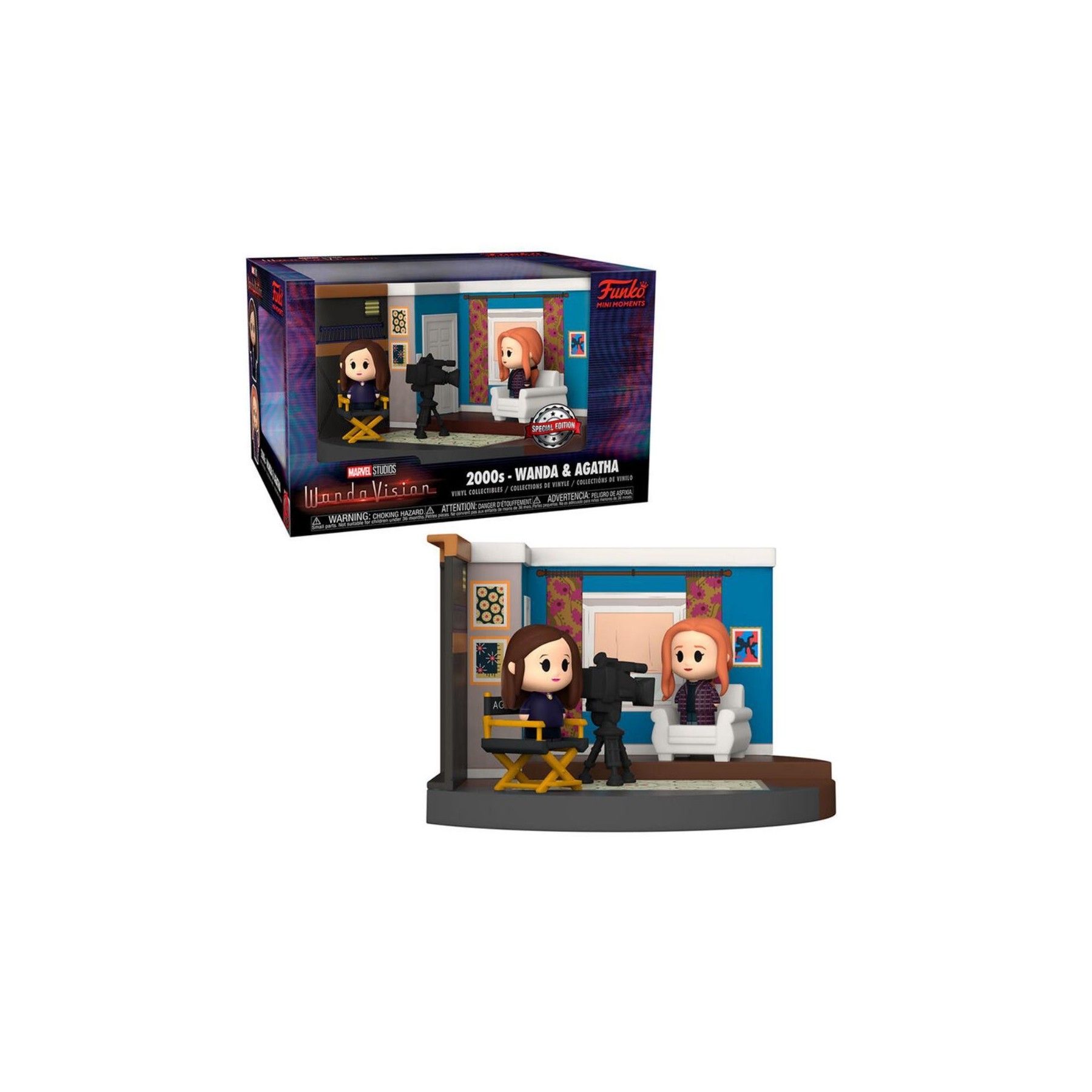 Figura Mini Moments Marvel Wanda Vision Wanda & Agatha Exclu