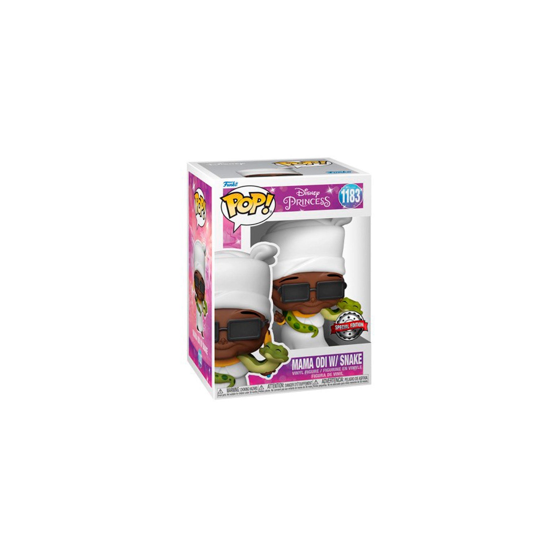Figura Pop Disney Tiana Y El Sapo Mama Odi Snake Exclusive