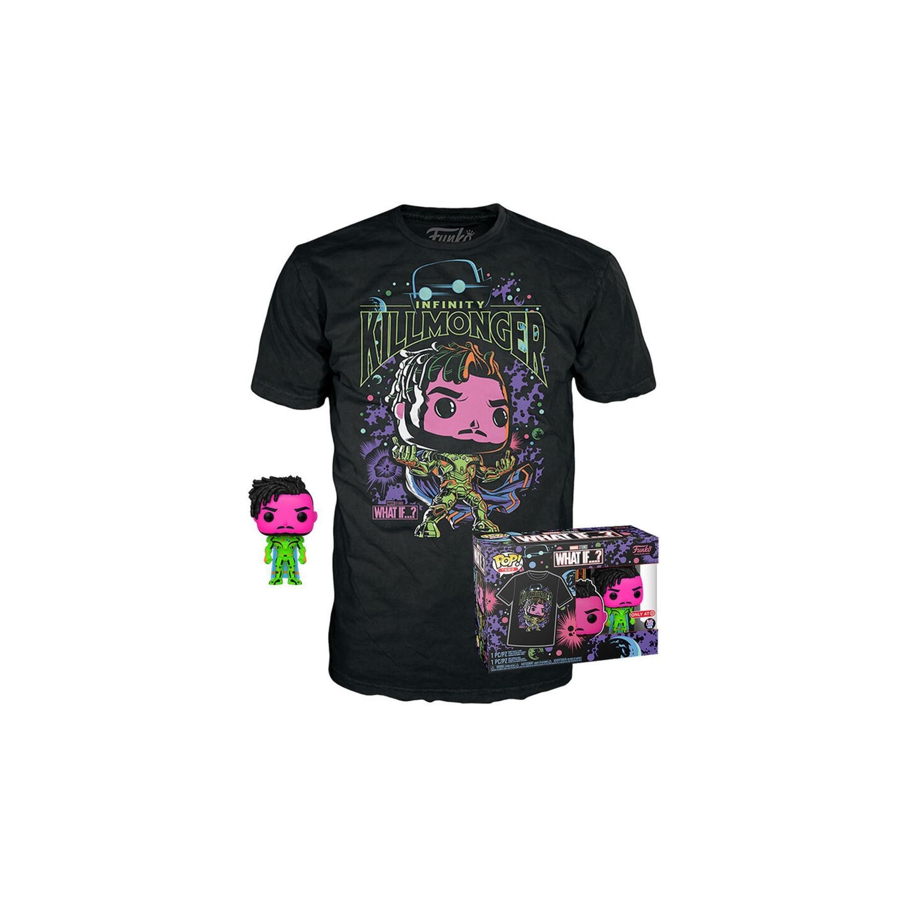 Set Figura Pop & Tee Marvel What If Killmonger