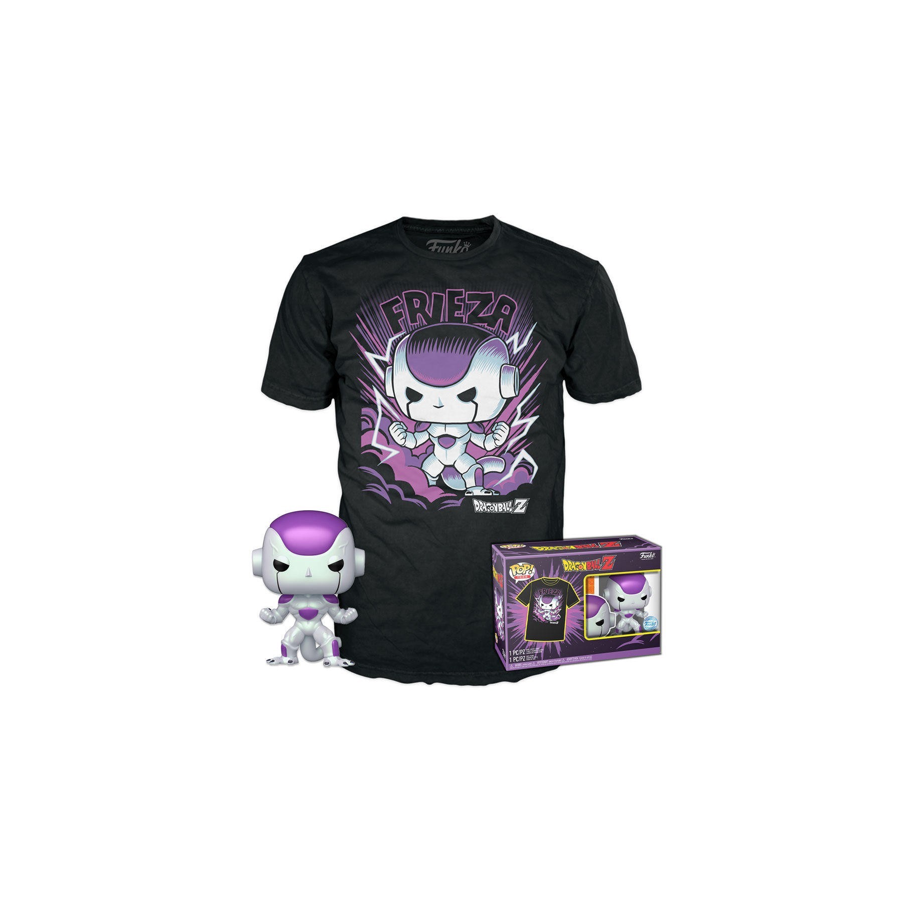 Set Figura Pop & Tee Dragon Ball Frieza Exclusive